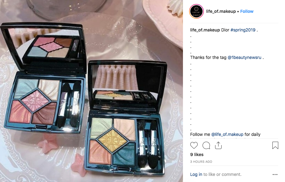 dior spring makeup collection 2019
