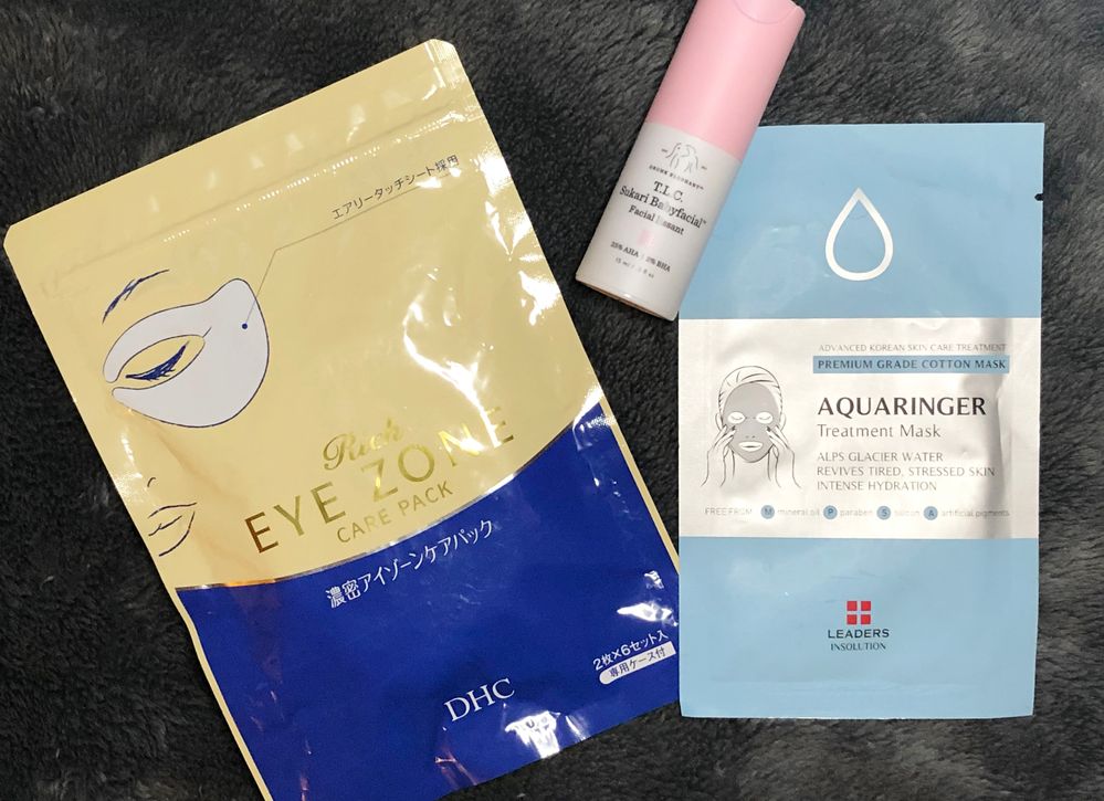 D is for DHC Rich Eye Zone Care Pack and Drunk Elephant Babyfacial, which also fits this week "clean" theme