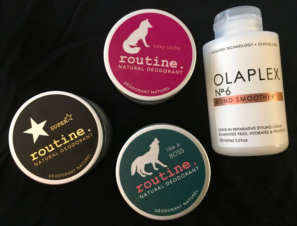 Favorite hair & body care items in April
