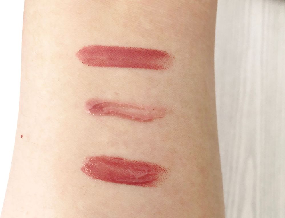 Top: RMS Beauty Temptation; Middle: Buxom Dolly; Bottom: RMS Beauty Temptation + Buxom Dolly