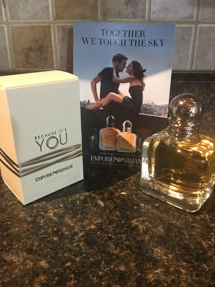 emporio armani because it's you review
